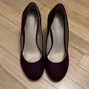 Kelly & Katie maroon Heels